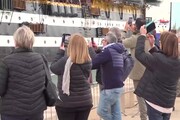 Vespucci, la partenza da Brindisi per Taranto