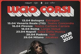 Lucio Corsi, ad aprile tour nei club