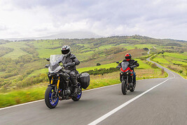 Più tecnologia per le Yamaha Tracer 7 e 7 GT 2025