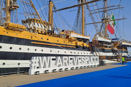 Tour Mediterraneo della Amerigo Vespucci a Reggio Calabria