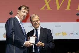 La consegna del Premio Guido Carli all’Ad di Acea Fabrizio Palermo