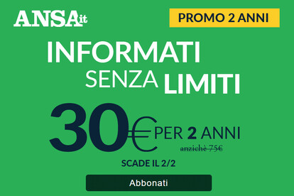 Accedi senza limiti ad ANSA.it