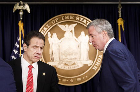 Andrew Cuomo e Bill de Blasio © EPA