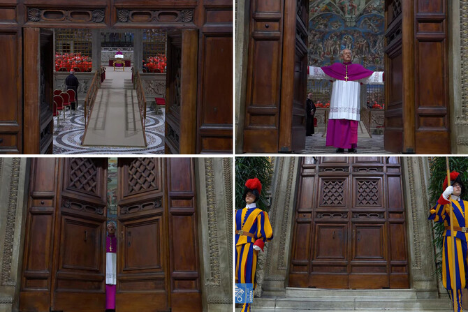 Conclave: extra omnes, si chiude la porta della Cappella Sistina