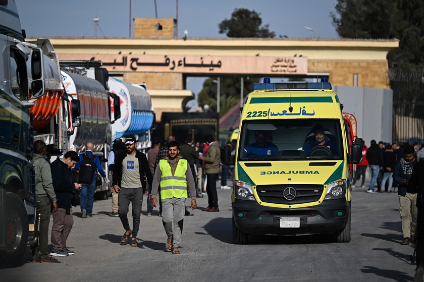 Aid trucks reach Rafah Border Crossing ahead of Gaza entry amid Israel-Hamas ceasefire 