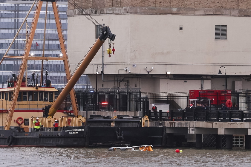 Helicopter Crashes into Hudson River near Jersey City, New Jersey