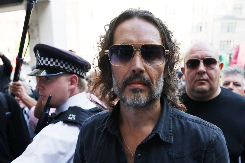 British comedian and actor Russel Brand in court