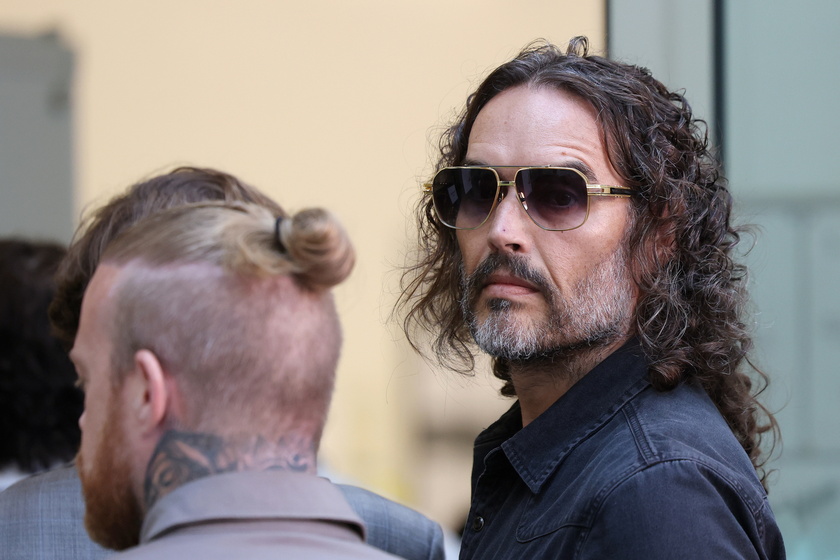 British comedian and actor Russel Brand in court