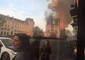 In fiamme Notre Dame di Parigi © ANSA