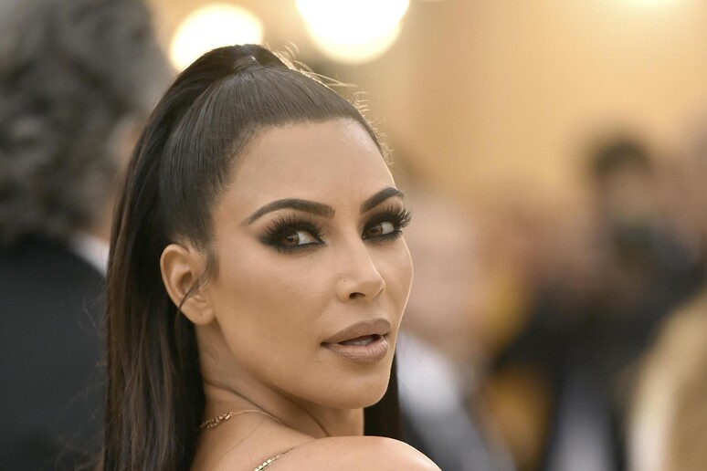La celebrity Kim Kardashian al Met 2018. © ANSA/AP
