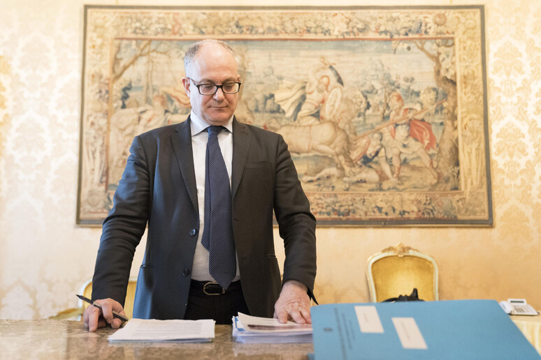 Roberto Gualtieri, uff stampa Palazzo Chigi - RIPRODUZIONE RISERVATA