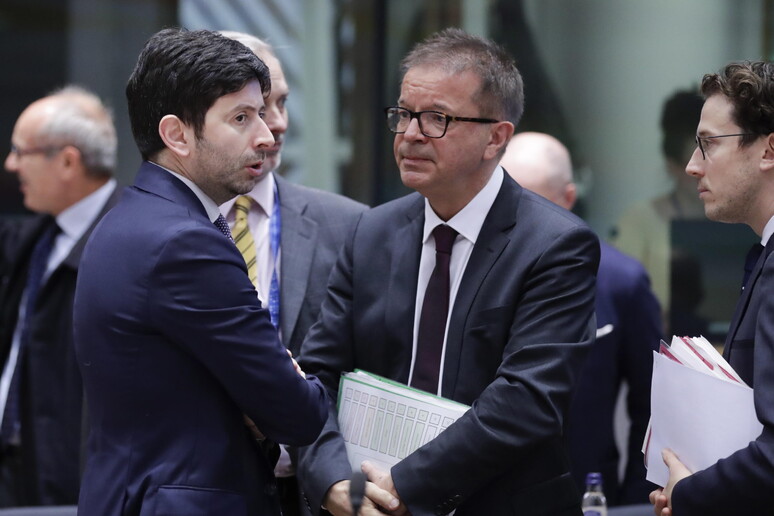 Roberto Speranza a Bruxelles © ANSA/EPA