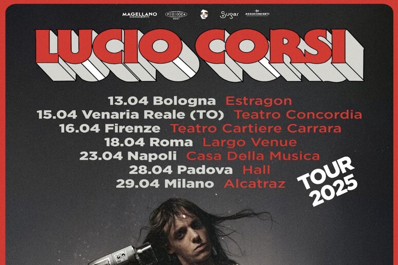 Lucio Corsi, ad aprile tour nei club - RIPRODUZIONE RISERVATA