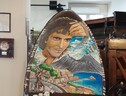 Pasqua: a Napoli un uovo gigante dedicato a Massimo Troisi (ANSA)