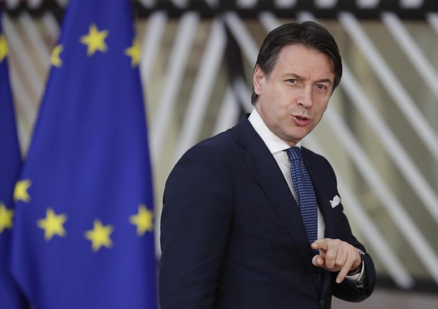 Conte arriva a Bruxelles © EPA