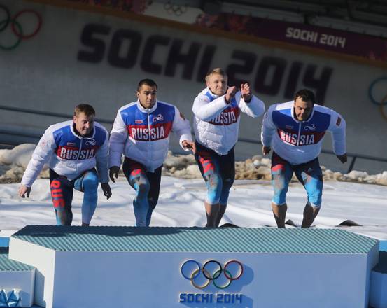 Russia oro nel bob a quattro