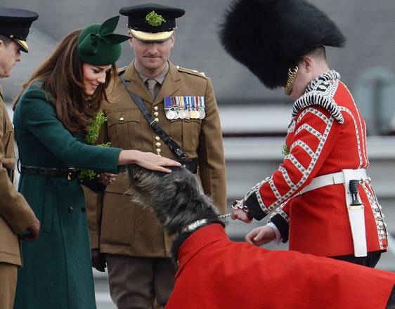 Kate alla parata di St.Patrick