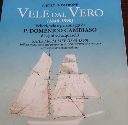 La copertina del libro Vele dal Vero