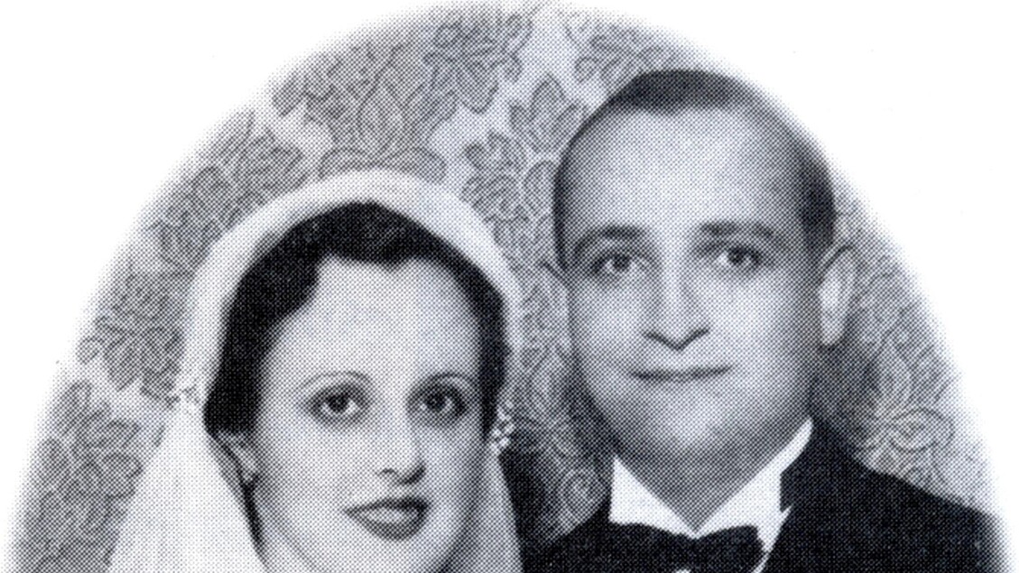 I genitori di Jorge Mario Bergoglio, Regina Maria Sivori e Mario Jose Francisco Bergoglio nel giorno del loro matrimonio il 12 dicembre 1935