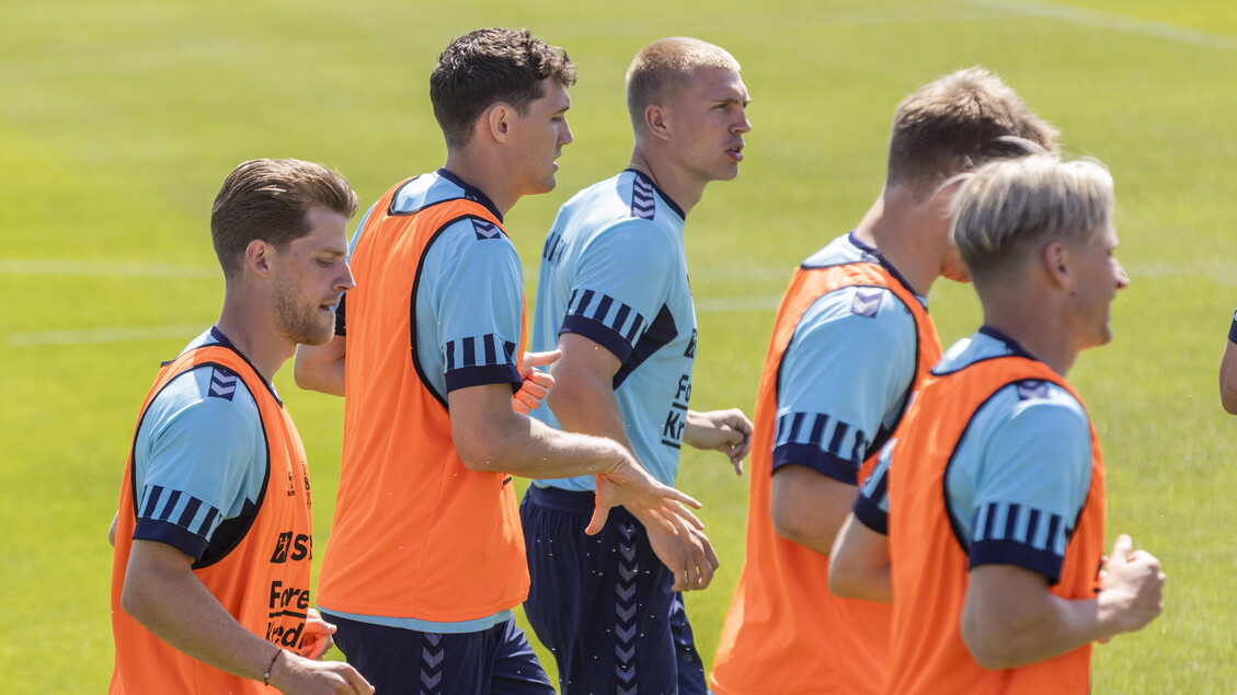 UEFA European Qualifiers - Denmark training and press conference © ANSA/EPA