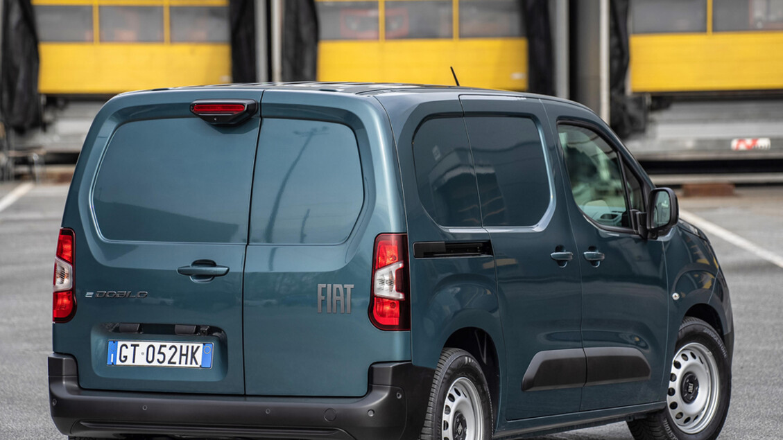 E-Doblò Fiat Professional, accesso gamma Stellantis Pro One © ANSA/Stellantis Pro One