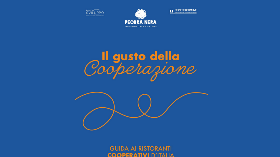 La copertina del llibro 'Il gusto della Cooperazione' Edizioni Pecora 