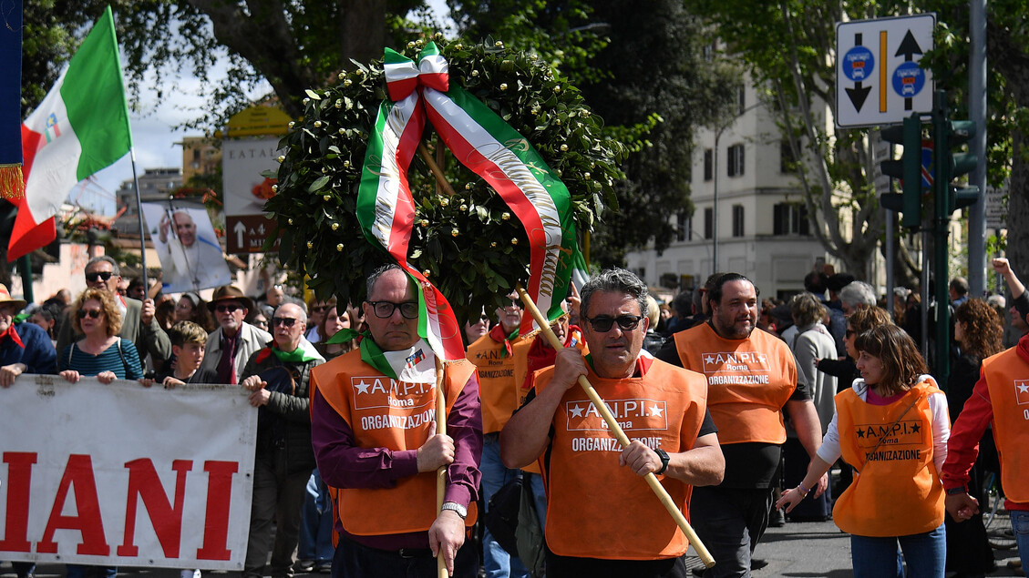 Partita la marcia della Liberazione da Parco Schuster a Roma