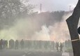 Roma, fumogeni e lancio di petardi prima del derby © ANSA