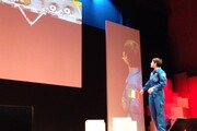 Samantha Cristoforetti sul palco della Maker Faire a Roma