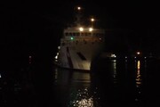L'arrivo a Catania della nave con i sopravvissuti
