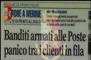 Rapina in ufficio postale: 4 arresti Polizia, vicini a 'Scu'
