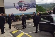 Mattarella arrivato all'Iit di Morego
