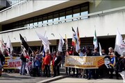 Sassari, Puigdemont arriva al Tribunale per l'udienza sull'estradizione