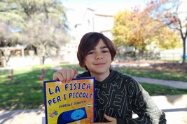 A 13 anni pubblica il secondo libro di fisica FOTO/PER GENTILE CONCESSIONE DELLA FAMIGLIA