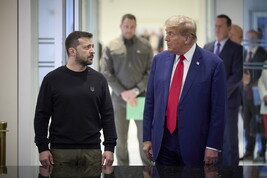 Zelensky e Trump in una immagine di archivio