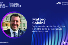 Matteo Salvini sarà ad Automotive Dealer Day 2025