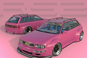 Un'Audi RS2 dopo la cura di Abimelec Design (ANSA)