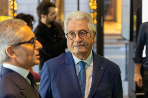 Massimiliano Di Silvestre-Giorgetto Giugiaro (ANSA)