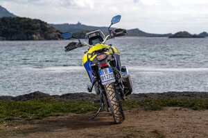 Turismo d'avventura con la Suzuki V-Strom 800De (ANSA)