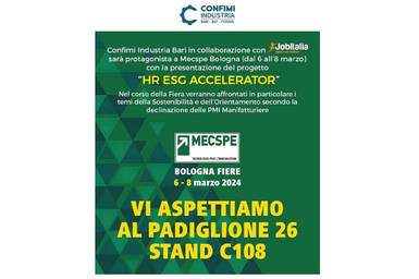 MECSPE BOLOGNA: 6-8 marzo 2024