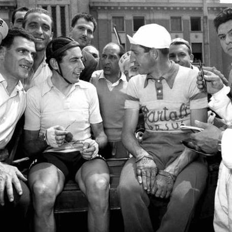 Fausto Coppi e Gino Bartali © ANSA