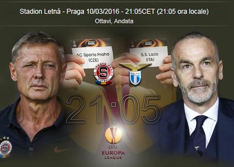 Sparta Praga-Lazio, Ottavi di Europa League (elaborazione) © ANSA