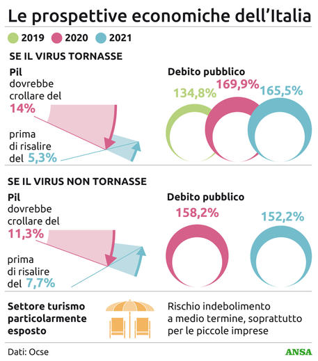 Grafico OCSE © ANSA