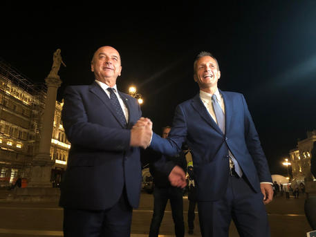 Roberto Dipiazza e Francesco Russo © ANSA