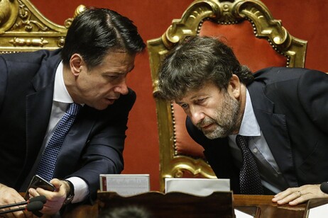 Giuseppe Conte e Dario Franceschini