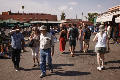 Turisti a Marrakech