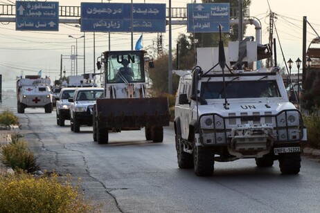 Una pattuglia dell'Unifil, nel sud del Libano