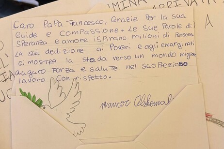 La letterina della siriana Manar al Papa,'mostri mondo migliore'