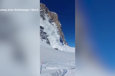 Valanga in val Gardena, nessuna persona coinvolta