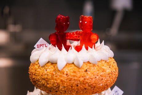 Particolare di RoboCake, la prima torta robot commestibile (fonte: Iit – Epfl)
